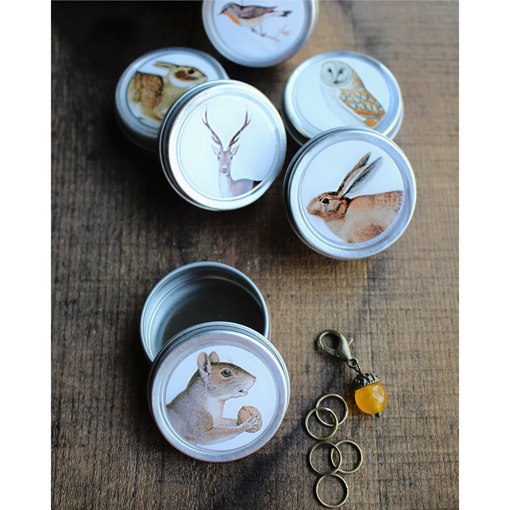 Firefly Notes Forest Friends Mini Stitch Marker Tin at Dream Weaver ...