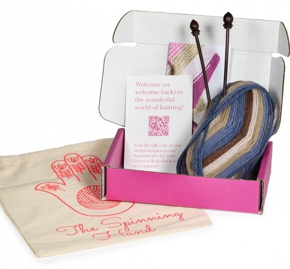 The Spinning Hand Learn to Knit Kit