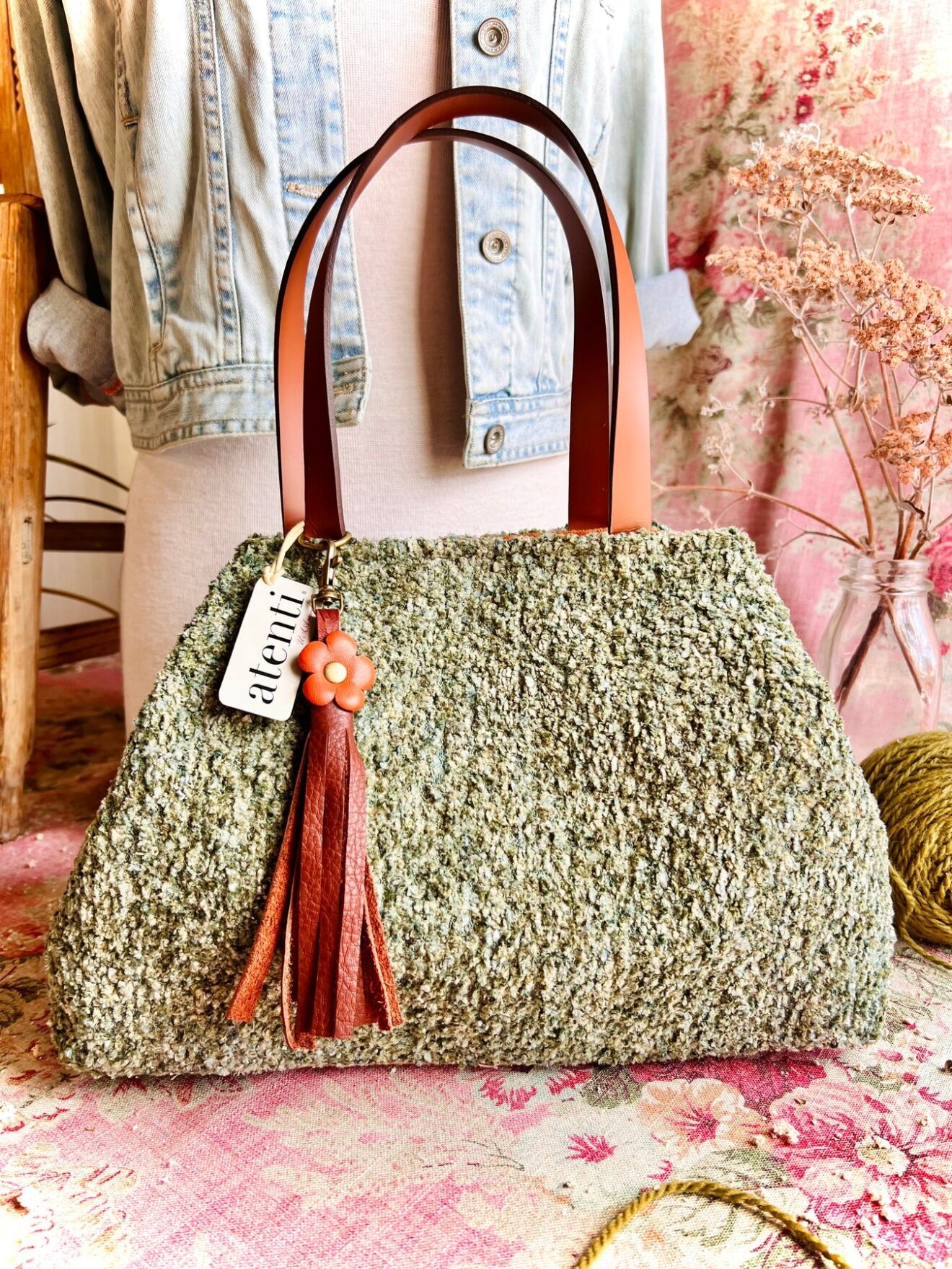 Atenti Divina Handbag - Knotty