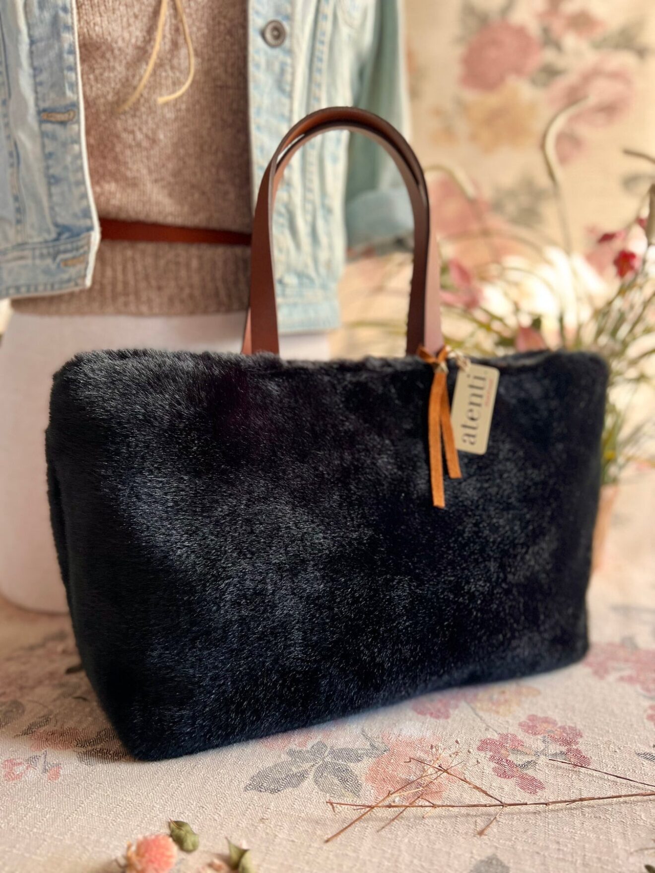 Atenti Divina Handbag - Midnight Mink (LIMITED EDITION!)