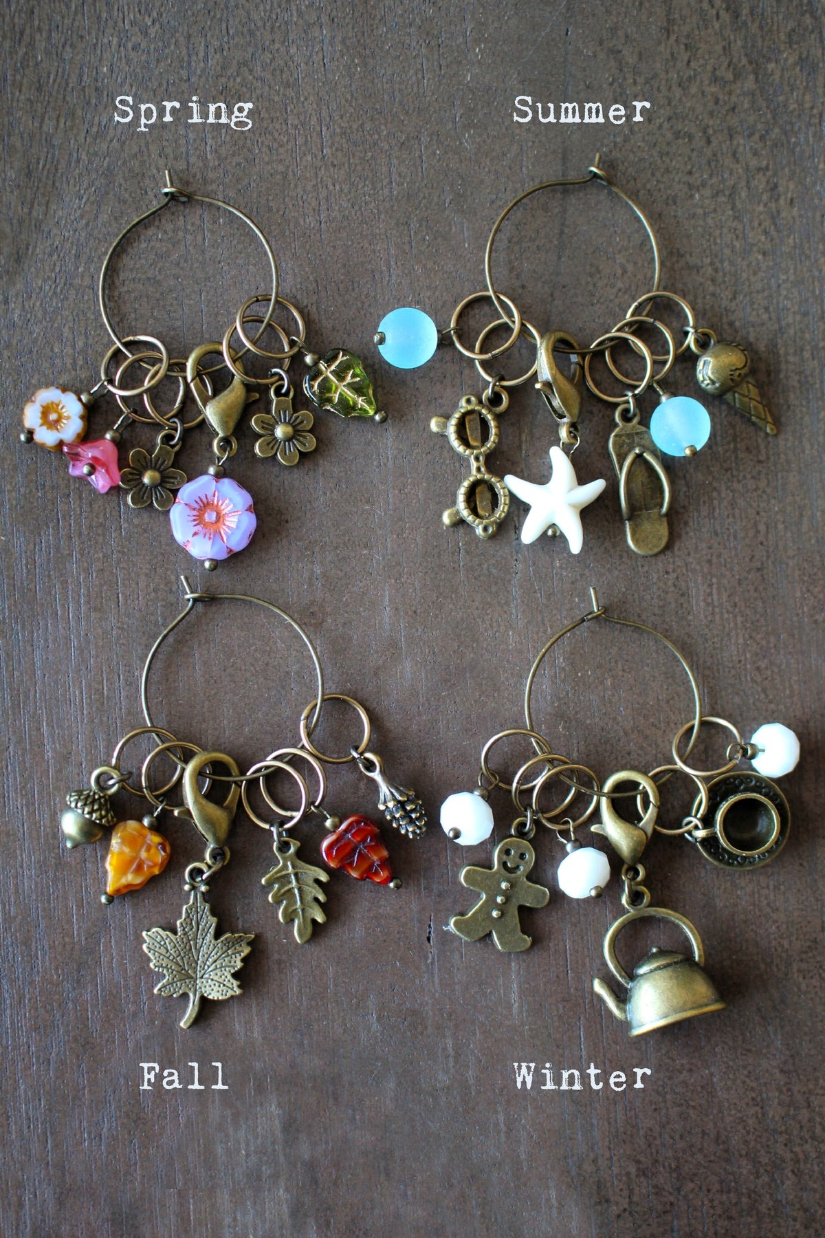 Four Seasons Stitch Marker Set