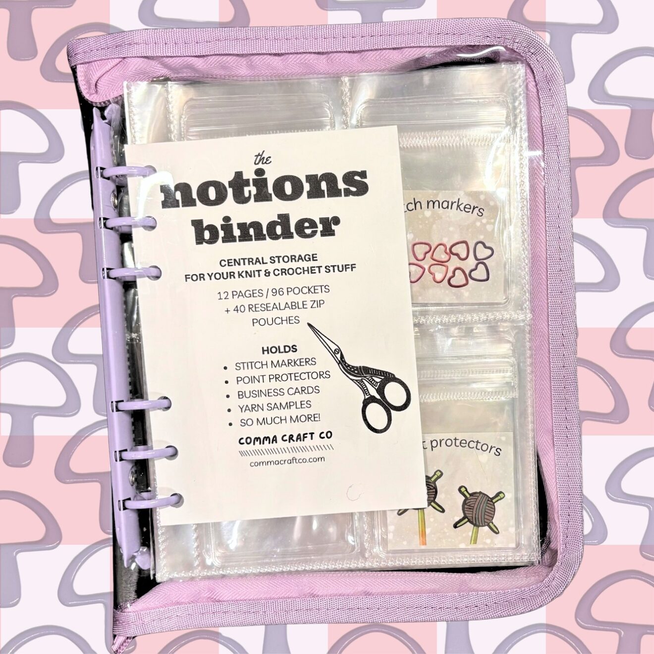 Comma Craft Co. Notions Binder