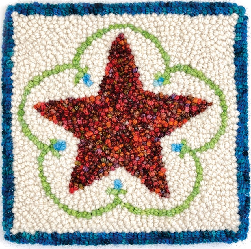Oxford Punch Needle Kit - Red Star