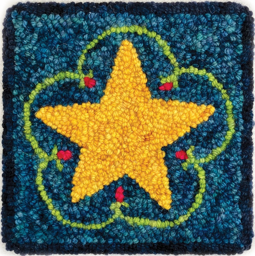 Oxford Punch Needle Kit - Yellow Star