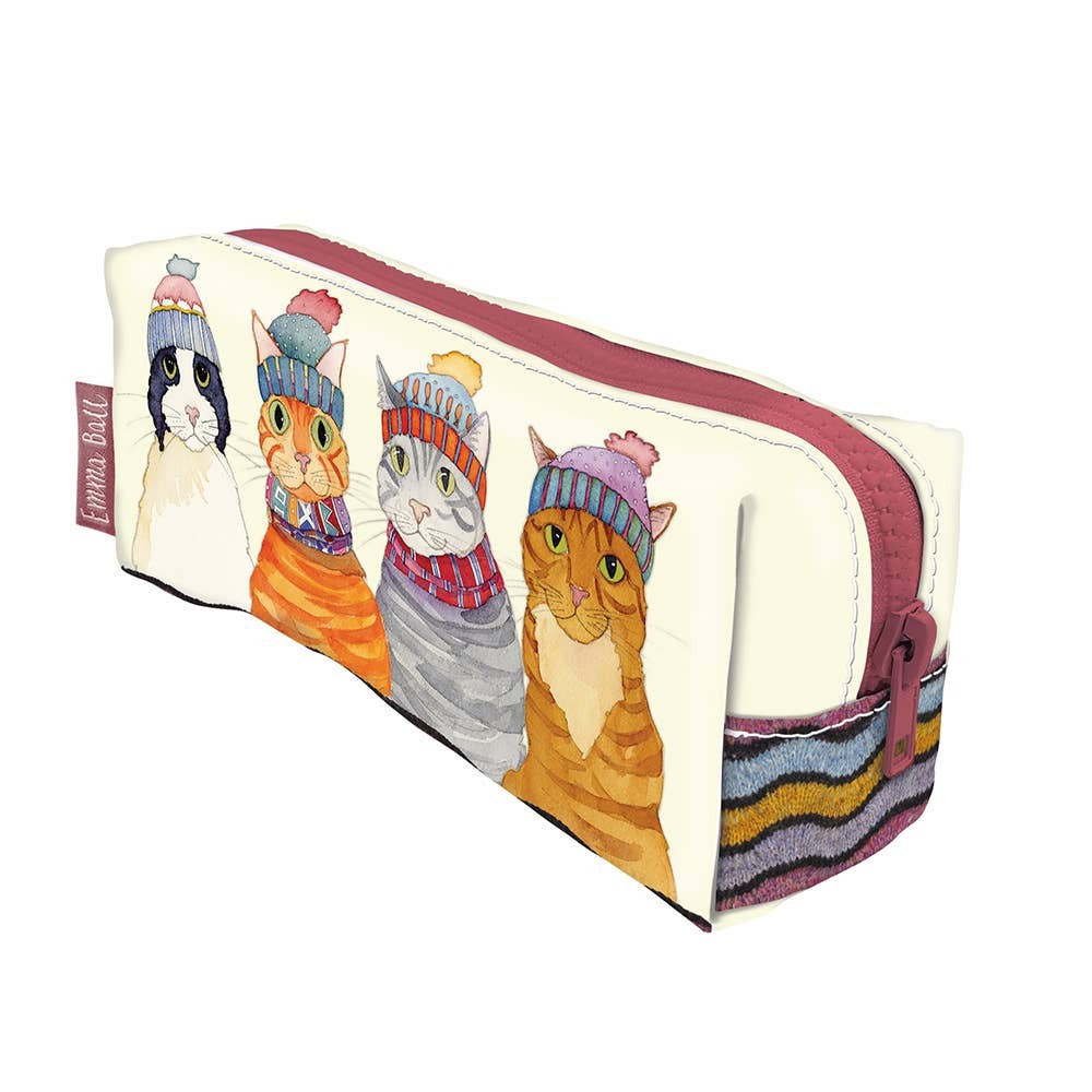 Emma Ball Notions & Pencil Case - Cats in Hats
