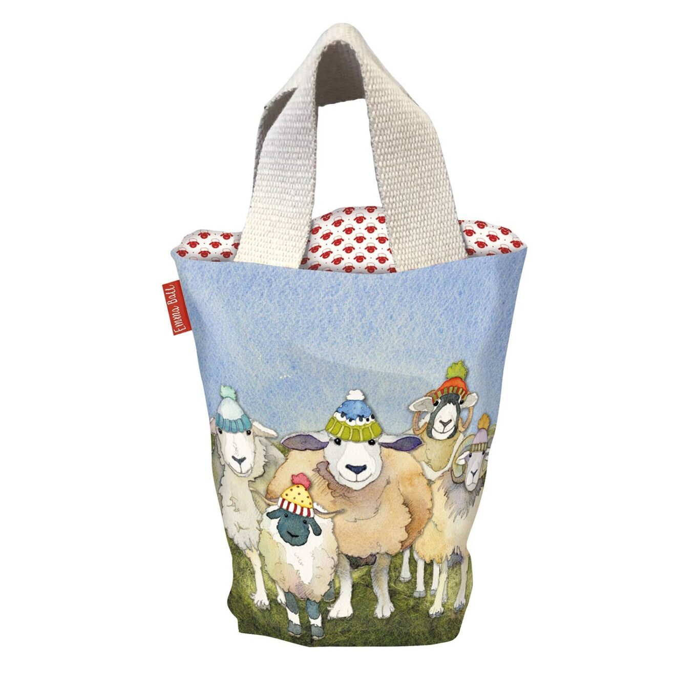 Emma Ball Small Bucket Bag - Happy Sheep