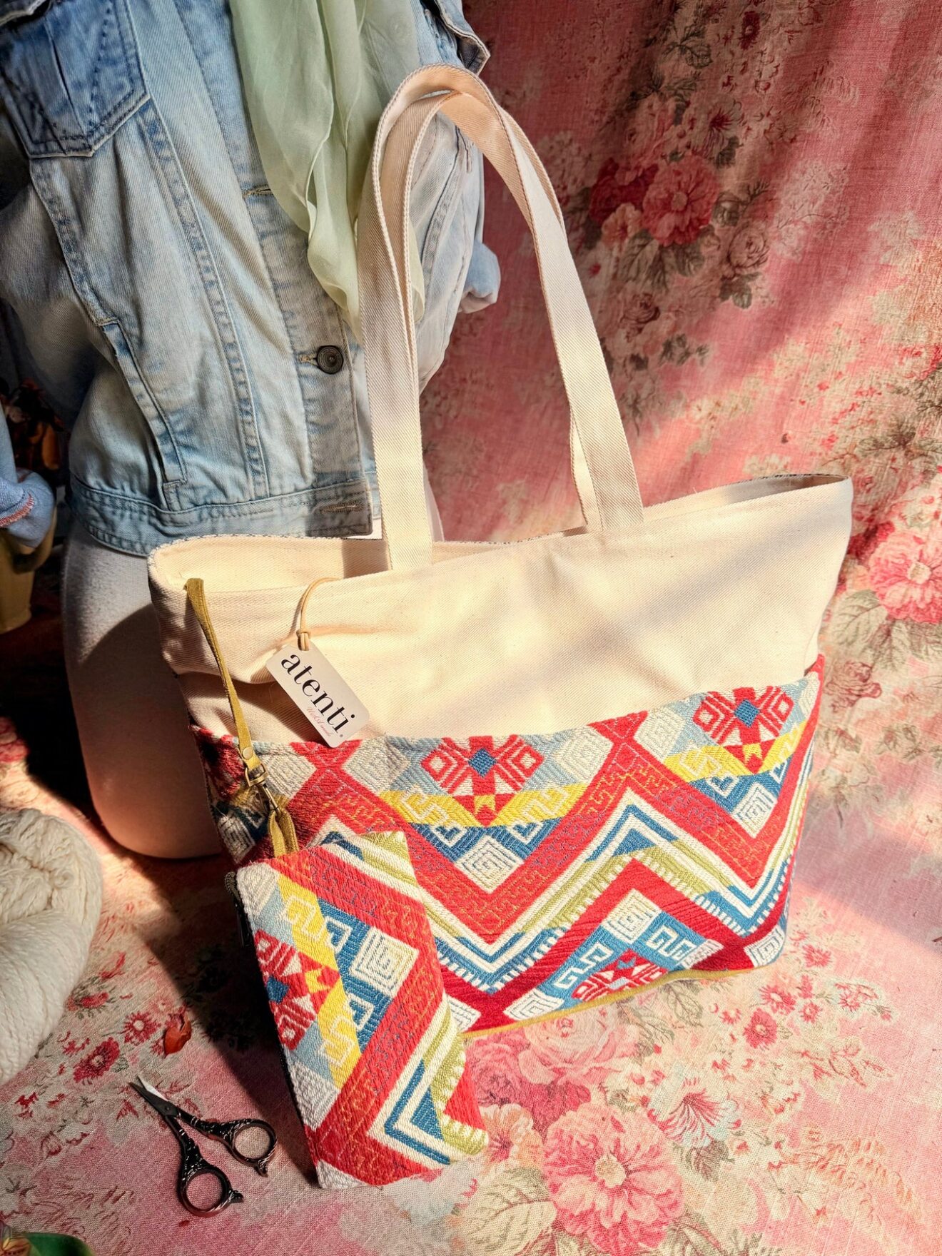 Atenti Large Project Tote - Kiva