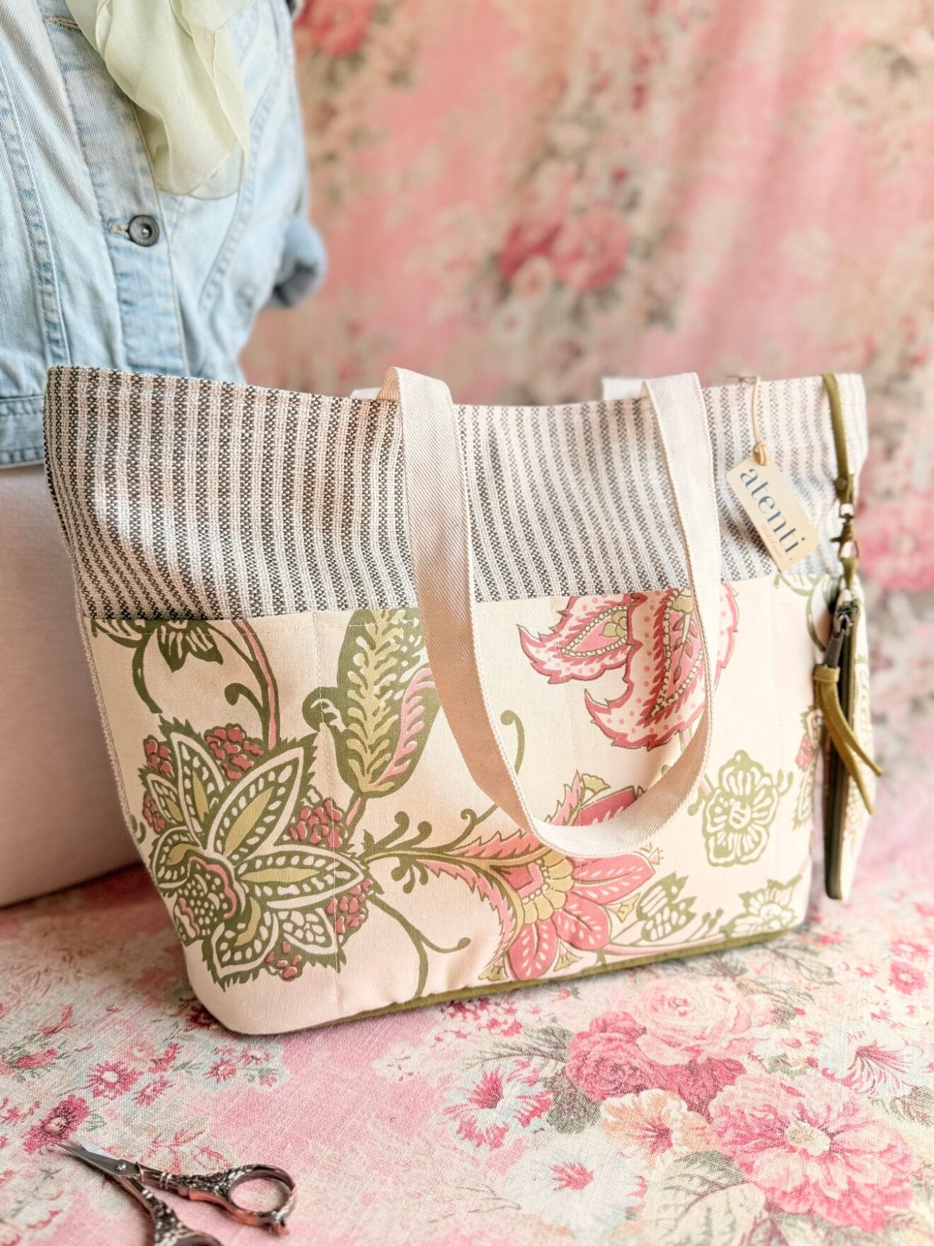 Atenti Large Project Tote - Rosalie